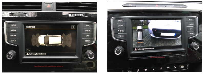 R�ckfahrcamsystem  VW Gruppe MIB