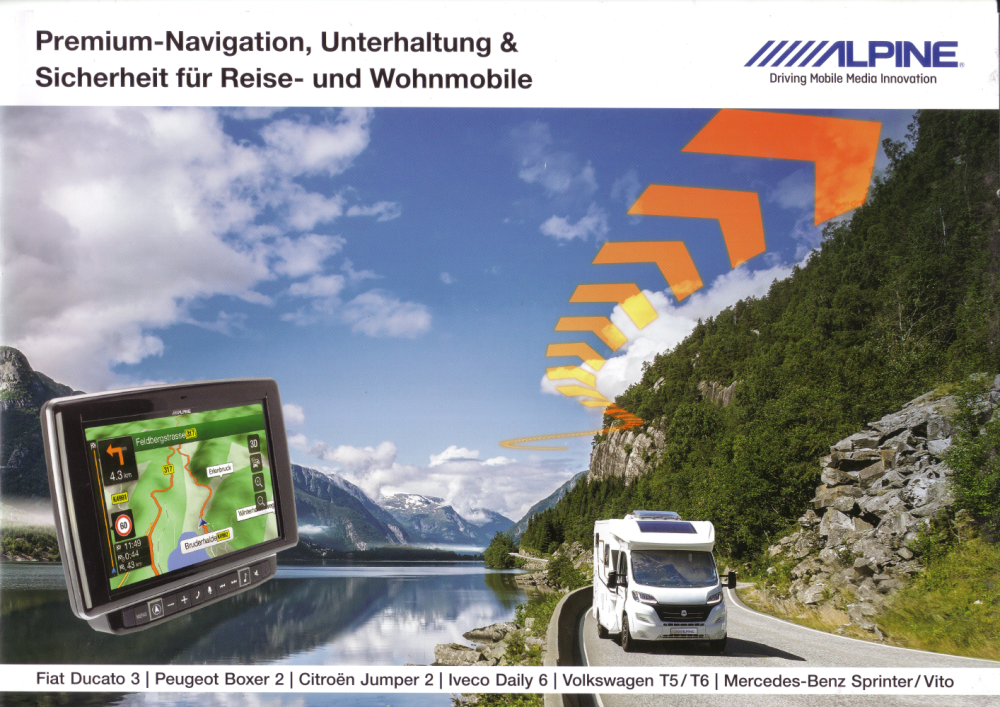 ALPINE Multimedia Wohnmobil